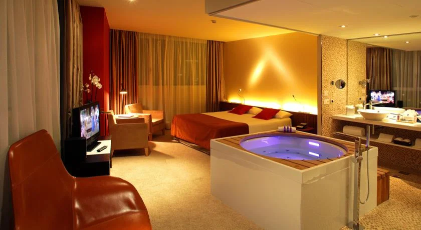jacuzzi romantico del hotel
