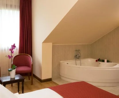 habitacion con hidromsaje del hotel Cangas de Onís