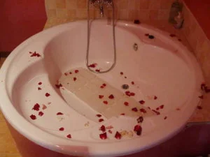 hidromasaje en la habitacion de La Nueva Mansión