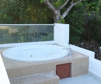 Foto de la la Villa donde se encuentra la bañera de hidromasaje.