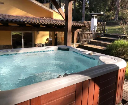 jacuzzi de la casa rural