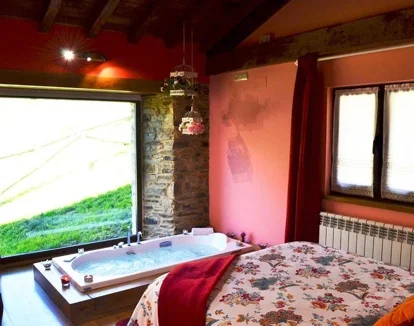 habitacion romantica con jacuzzi
