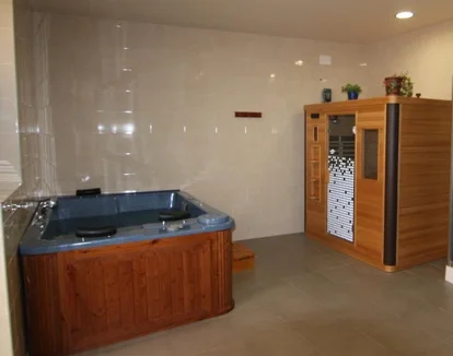 Jacuzzi del hotel rural