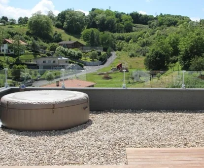 jacuzzi privado en la terraza