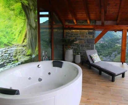 terraza con Jacuzzi