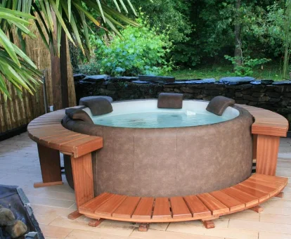 jacuzzi de la casa rural