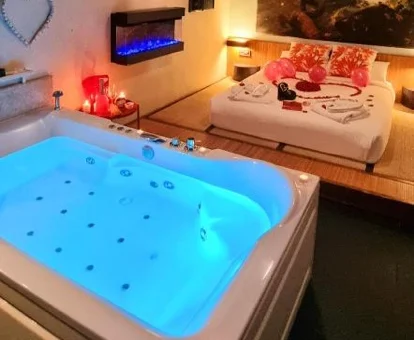 Suite con jacuzzi privado en Zaragoza Espacios del Mundo Suite con jacuzzi privado