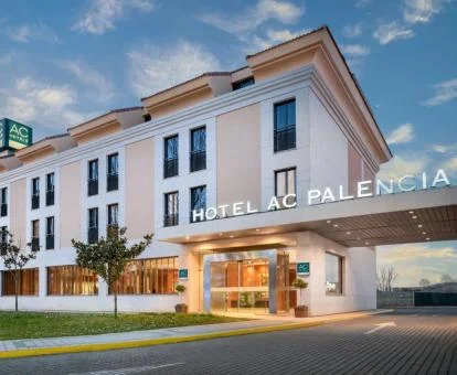 Edificio de este hotel romántico con modernas instalaciones.