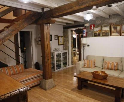 Espacio de uso compartido de este acogedor hotel rural.