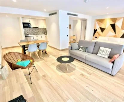 Interior de uno de los preciosos apartamentos de este coqueto hotel.