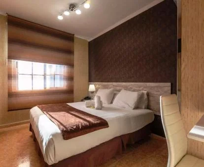 Una de las acogedoras habitaciones dobles de este hermoso hotel boutique.