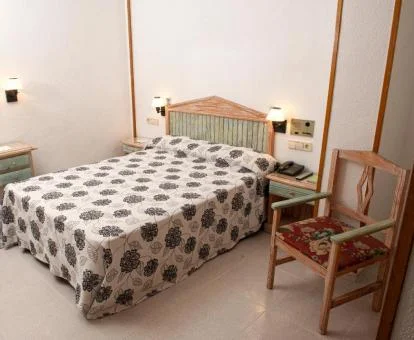 Una de las acogedoras habitaciones dobles de este hotel boutique.