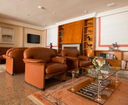 Uno de los acogedores espacios de uso compartido del hotel.