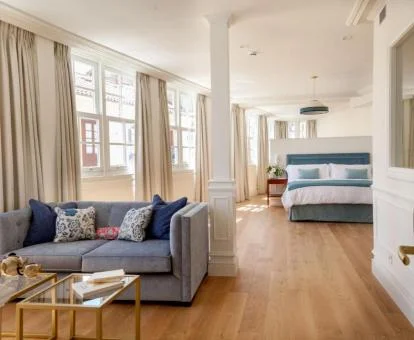 Una de las amplias habitaciones dobles de este fabuloso hotel.