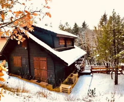 Coqueta cabaña independiente en medio del bosque ideal para parejas.