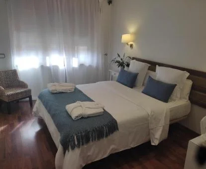 Una de las modernas habitaciones de este hotel boutique.