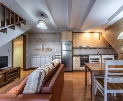 Interior de este precioso apartamento rural independiente.