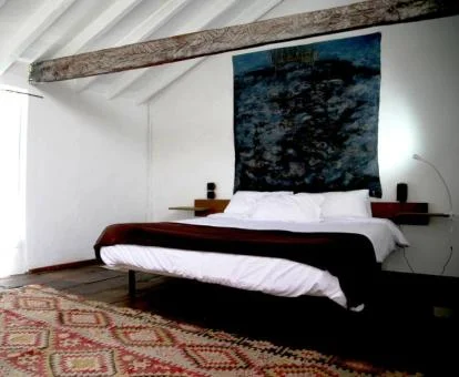 Una de las acogedoras habitaciones dobles de este hotel boutique.