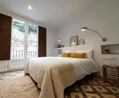 Una de las coquetas habitaciones de este hotel solo para adultos.