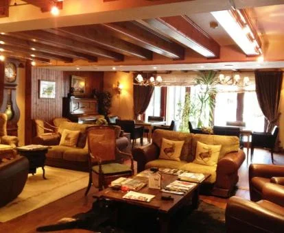 Uno de los acogedores espacios comunes de este coqueto hotel boutique.