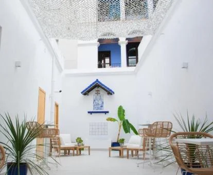 Una de las acogedoras zonas comunes de este hotel con encanto.