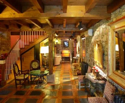 Uno de los acogedores espacios de uso común de este coqueto hotel boutique.