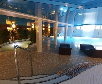 Instalaciones del fabuloso centro de bienestar del hotel.