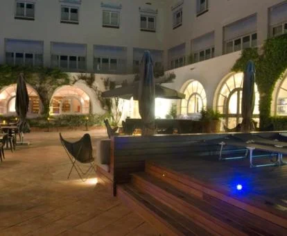 Zonas exteriores de este bonito hotel con encanto.