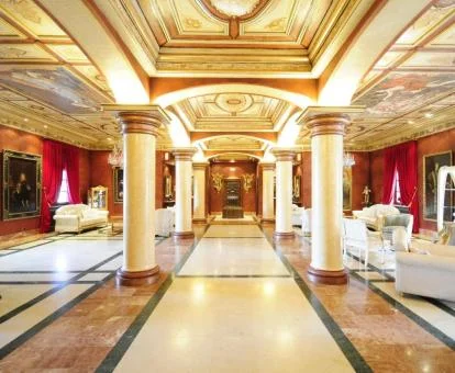 Elegante espacio de uso compartido de este hotel boutique de diseño.