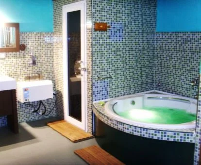 Acogedor centro de bienestar de este hotel ideal para parejas.