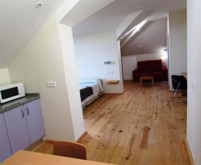 Interior de el amplio apartamento que encontrarás en esta posada.