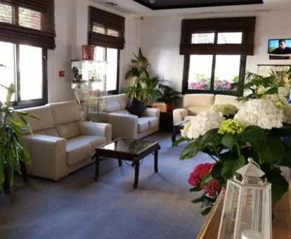 Uno de los cómodos espacios de uso compartido del hotel.