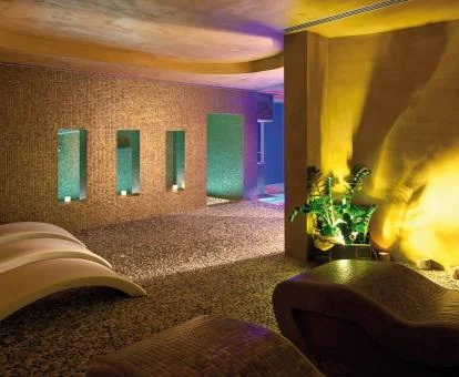 Instalaciones de bienestar de este hotel romántico.