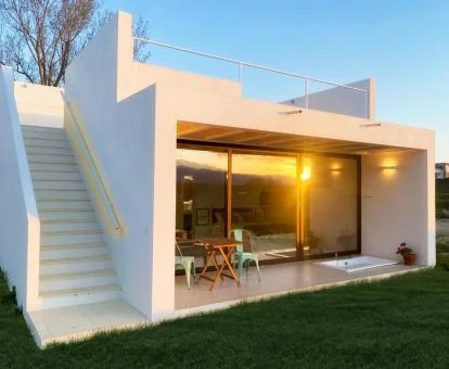 Una de las maravillosas villas de este precioso complejo.