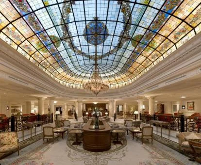 Fabuloso salón común de este precioso hotel.