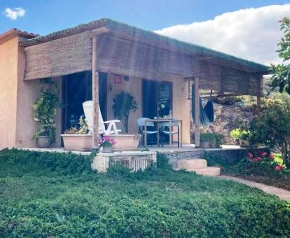 Una de las preciosas casas de campo independientes de este hotel boutique.