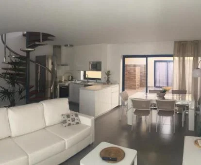 Interior de una de las elegantes villas de este hotel boutique.