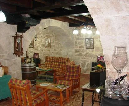 Uno de los acogedores espacios de uso compartido del hotel.