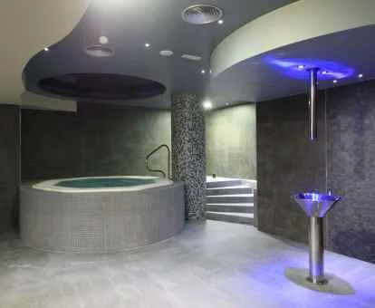 Acogedor centro de bienestar de este hotel ideal para parejas.