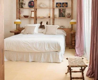 Una de las acogedoras habitaciones dobles de este coqueto hotel boutique.