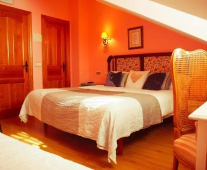 Una de las cómodas habitaciones dobles de este hotel boutique.