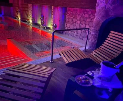 Zona de bienestar del spa de este acogedor hotel.