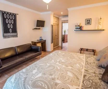 Una de las acogedoras habitaciones de este coqueto hotel boutique.