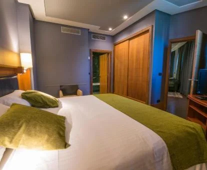 Una de las acogedoras habitaciones de este moderno hotel boutique.