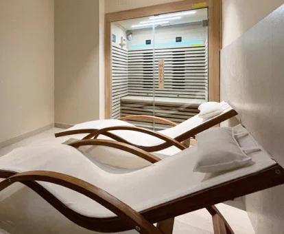 Acogedor centro de bienestar del hotel.