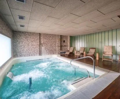 Zona de spa de este coqueto hotel romántico.