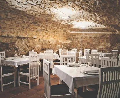 Coqueto comedor en un ambiente íntimo de este precioso hotel.