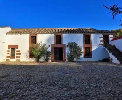 Edificio de este establecimiento rural ideal para descansar.