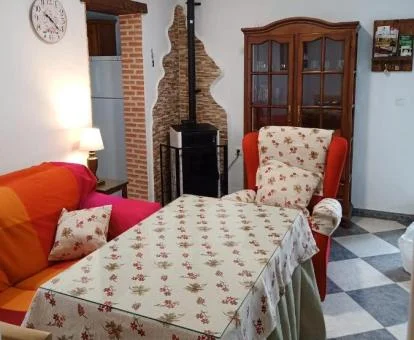 Interior de esta acogedora casa rural independiente.