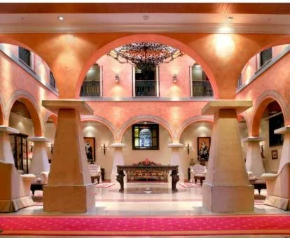 Precioso patio interior de este hotel con encanto.